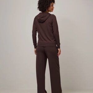 Vintage YTK Made for Life Chocolate Wide Leg Pantsuit